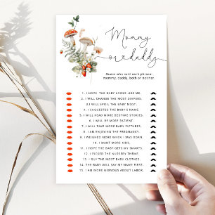 Champignons de chute qui dit ça maman ou papa jeu