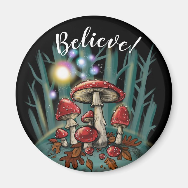 Champignons des tabourets~ magnet (Devant)
