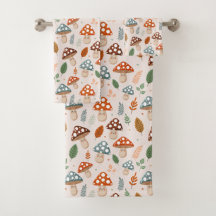 Champignons, Feuillage d'automne, Nature Patten