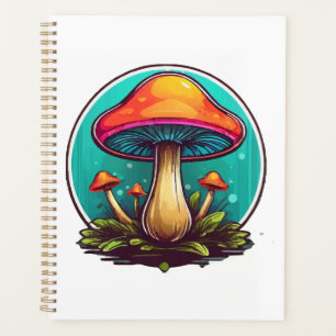 Champignons magiques colorés