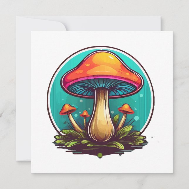 Champignons Magiques Colorés (Devant)