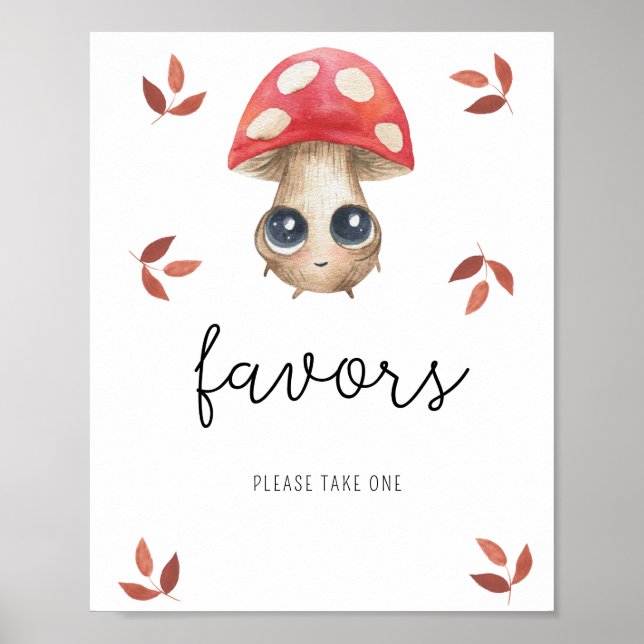 Champignons mignons - Poster des Faveurs (Devant)