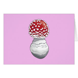 Champignons rouges, Champignons tachetés, Tabouret