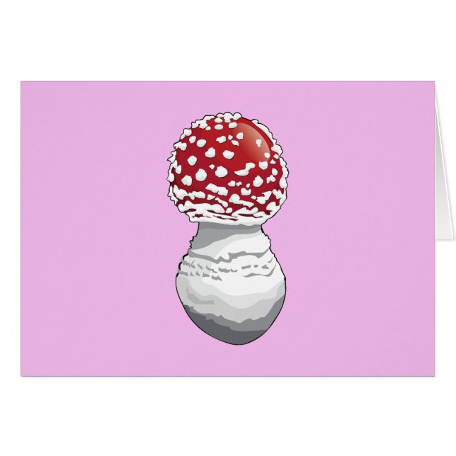 Champignons rouges, Champignons tachetés, Tabouret (Devant horizontal)