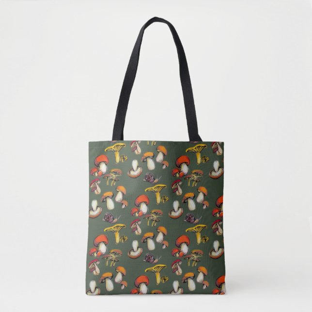champignons sauvages grand sac fourre-tout (Devant)