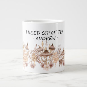 Champignons tasse de thé, boisson mystique, mug so