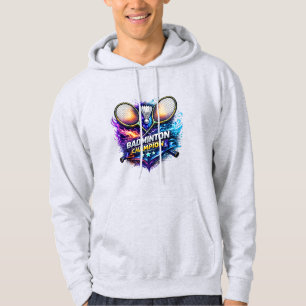 Champion de Badminton Graphique Sweat à Capuche Ad