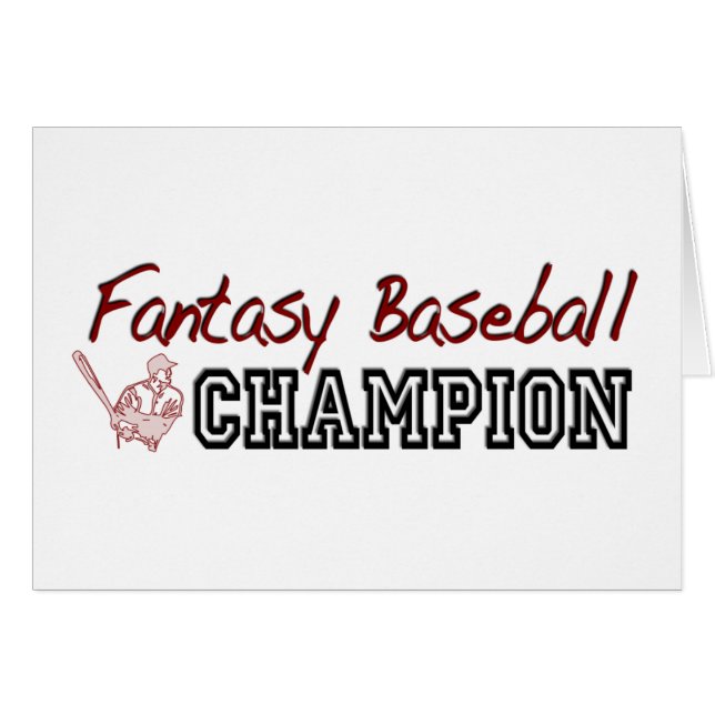 Champion de base-ball d'imaginaire (Devant horizontal)