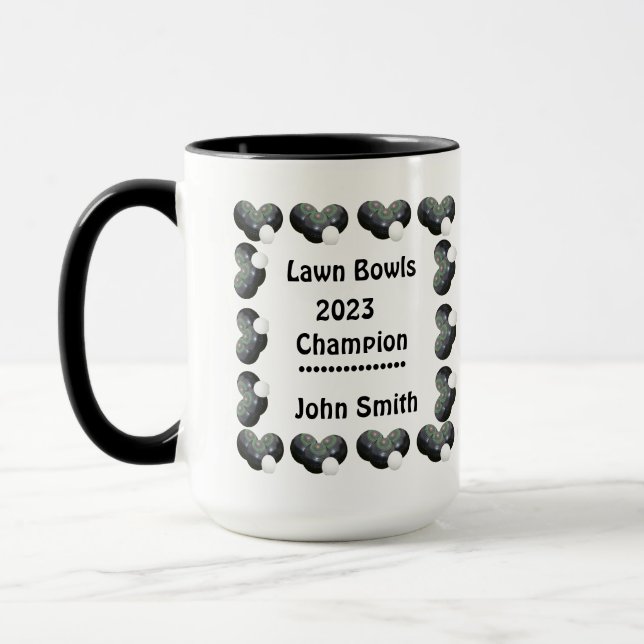 Champion des pelouses 2023, Mug de café (Gauche)
