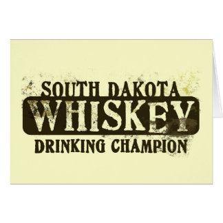 Champion potable de whiskey du Dakota du Sud