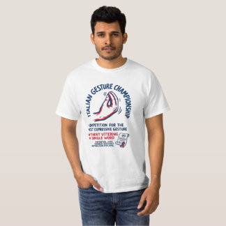 Championnat Italien de Gestes T-Shirt Drôle — Winn