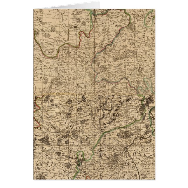 Champs de bataille et routes romaines (Devant)