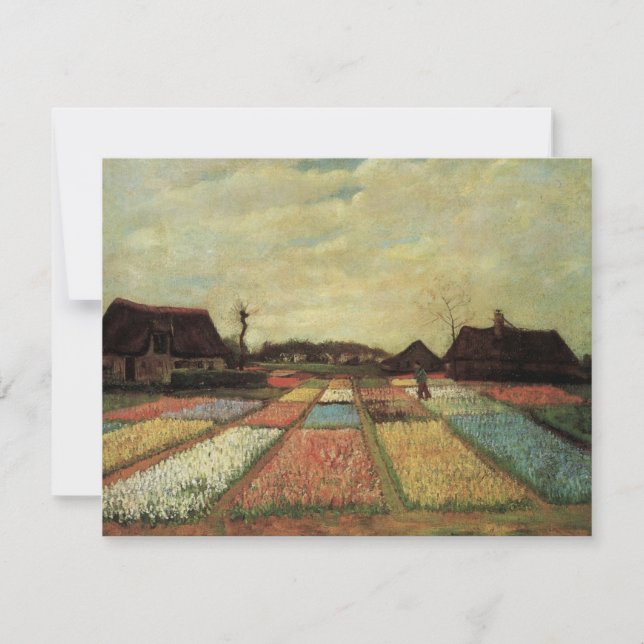 Champs de bulbes par Vincent van Gogh (Devant)