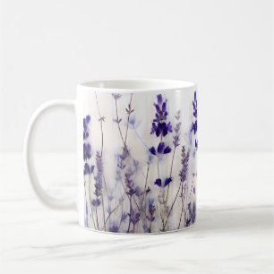 Champs de lavande 11 oz de café Mug