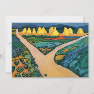 Champs de légumes par August Macke, Beaux-arts vin
