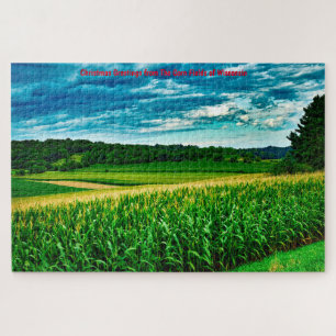Champs de maïs du Wisconsin. Puzzle