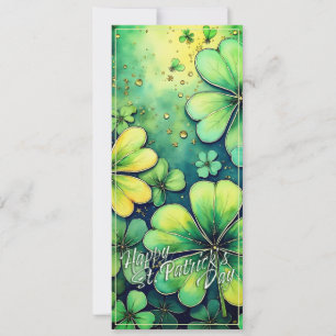 Chance à la Saint-Patrick - Trèfles aquarelle 🍀✨