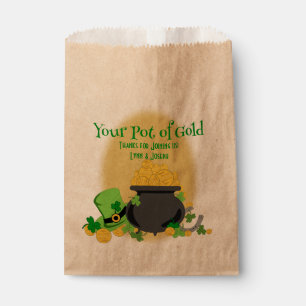 Chance cutesy pour les sacs de faveurs irlandaises