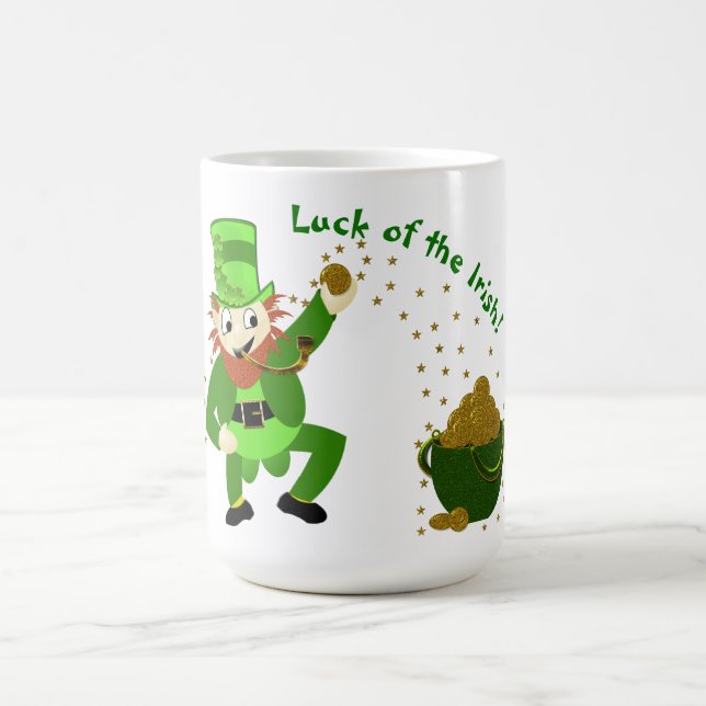 CHANCE de la TASSE IRLANDAISE - lutin/pot d'or (Centre)