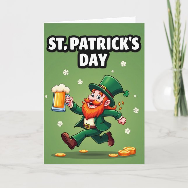 Chance des Irlandais Carte St Patrick (Devant)