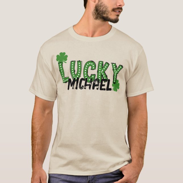 Chance Shamrock St Patrick's Day T-Shirt (Devant)