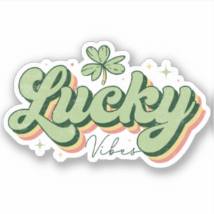 Chance Vibes St. Patrick's Day Vinyl Sticker