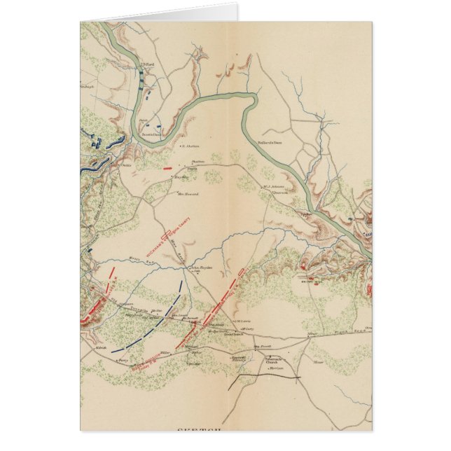 Chancellorsville, Salem Church, Fredericksburg (Devant)