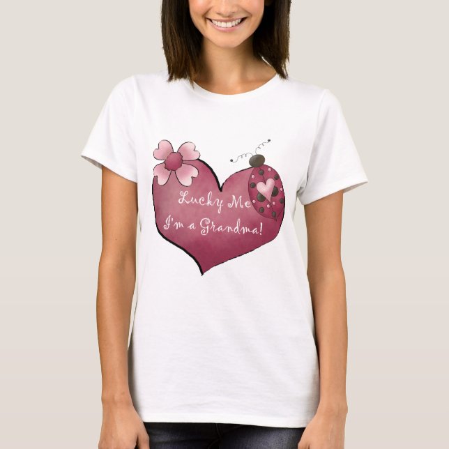 Chanceux je je suis des T-shirts et des cadeaux (Devant)