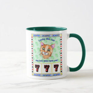 Chanceux la tasse de chat