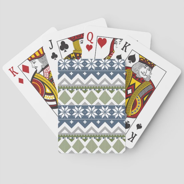 Chandail d'hiver Classique Cartes de Jeu (dos)