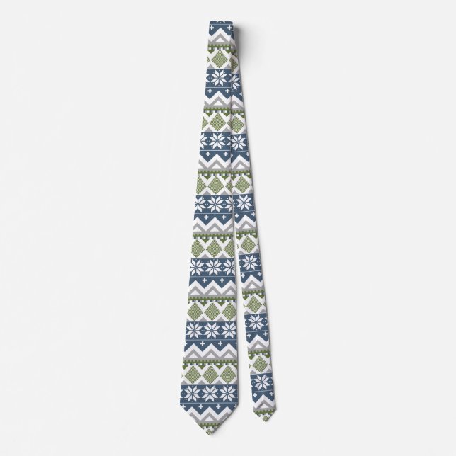 Chandail d'hiver Cravate masculin (Devant)