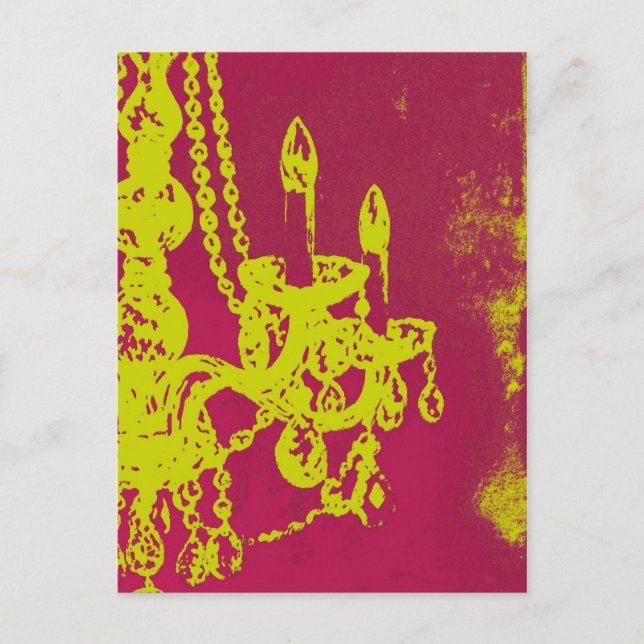 Chandelier antique ~ Carte postale / Invitation (Devant)