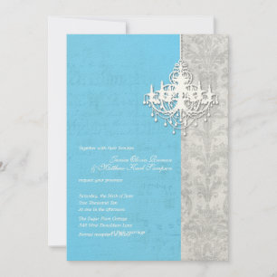 Chandelier Breeze Invitations de mariage