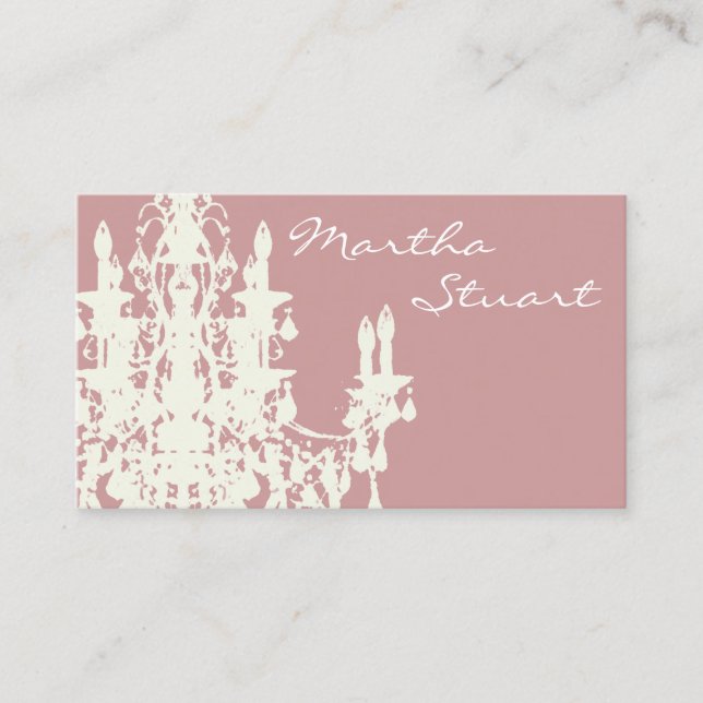 Chandelier Coco ~ Carte de visite (Devant)