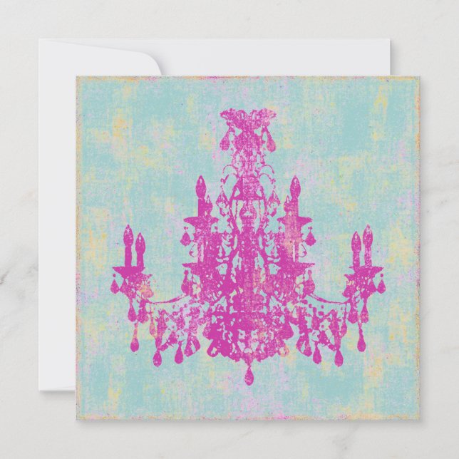 Chandelier Coco ~ Invitation (Devant)