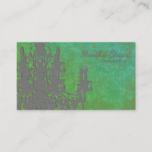 Chandelier de coco - CHANGER DE COULEUR Cartes de  (Devant)