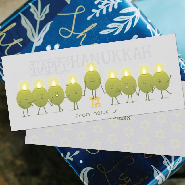Chandelier de Hanukkah Olives | Groupe Gris (Créateur téléchargé)
