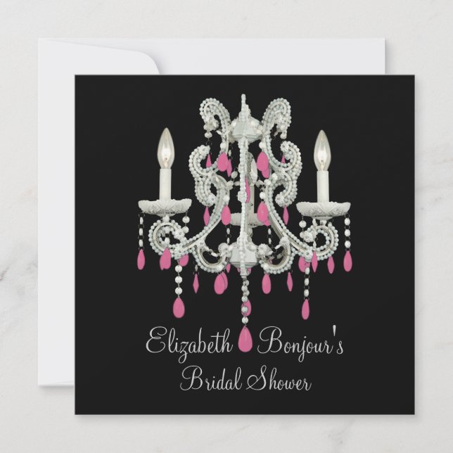 Chandelier de nuit ~ Invitations (Devant)