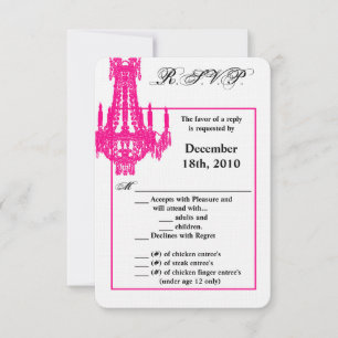 Chandelier en cristal de carte R.S.V.P. 3,5x5 Glit