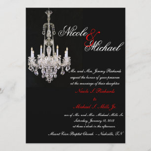 Chandelier en cristal - Invitations