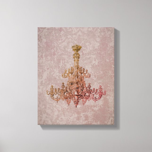 Chandelier français CHANGER DE COULEUR - Toile env (Recto)