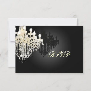 Chandelier noir + blanc PixDezines RSVP