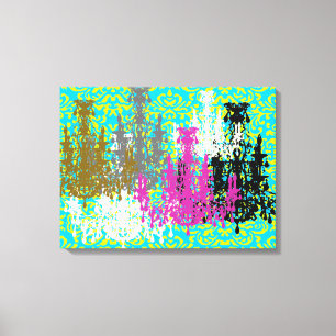 Chandeliers de coco ~ Toile enveloppée .75" Épais