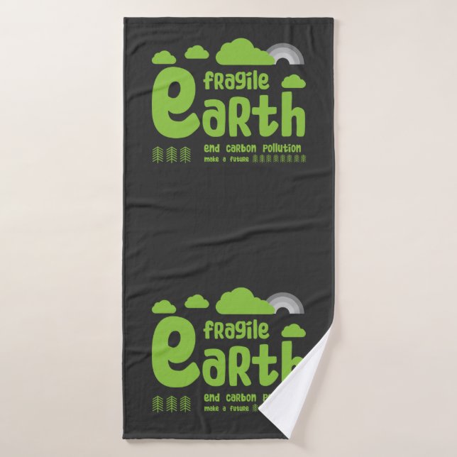 Changement climatique | Pollution du carbone | T-s (Serviette de bain)