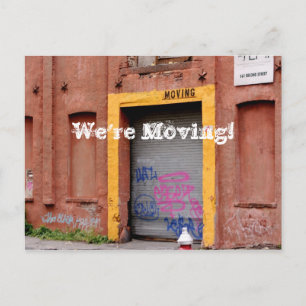 Changement d'adresse Cartes postales - Nous sommes