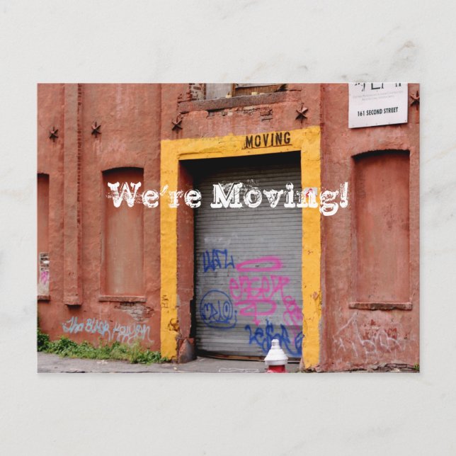 Changement d'adresse Cartes postales - Nous sommes (Devant)