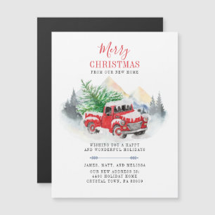 Changement d'adresse de Noël Faire-part de déménag
