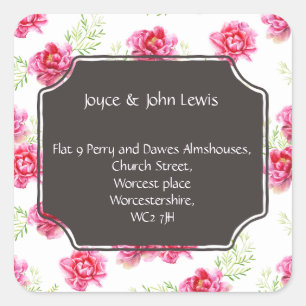 Changement d'adresse des autocollants