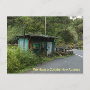 Changement d'adresse la carte postale : Nouvelle