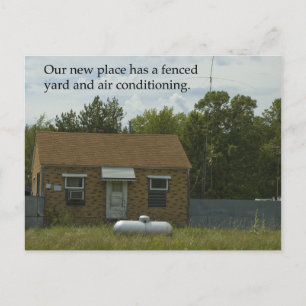 Changement d'adresse la carte postale : Yard